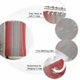thumbnail image 5 of Red Grey Ombre Shower Curtains for Bathroom Waterproof Fabric Bath Curtains Decor Bath Tub Curtain Modern Gradient Abstract Art Decorative Shower Curtain Sets with 12 Hooks, 72x72 Inch, 5 of 6