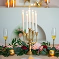 thumbnail image 4 of Sziqiqi Gold Candelabras 5 Arms Candle Holders for Table Centerpiece, 4 of 7