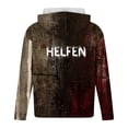 thumbnail image 4 of LEBONYARD Mens Hoodies Sweatshirts,Men's Printed Long Sleeved Hooded Sweatshirt Hooded Sweatshirts Red XL, 4 of 4