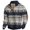 Dark Blue, variant on 2025 Men's Winter Fashion Casual Sports 3d Digital Printed High Neck Half Zip Hoodie
