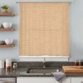 thumbnail image 6 of Brown Color Sheer Curtains 108 Inches Extra Long, Abstract Woven Texture Vintage Minimalist Light Filering Curtains, Privacy Drapes Simi Floor to Veiling Curtain for Living Room Window Treatment, 6 of 9