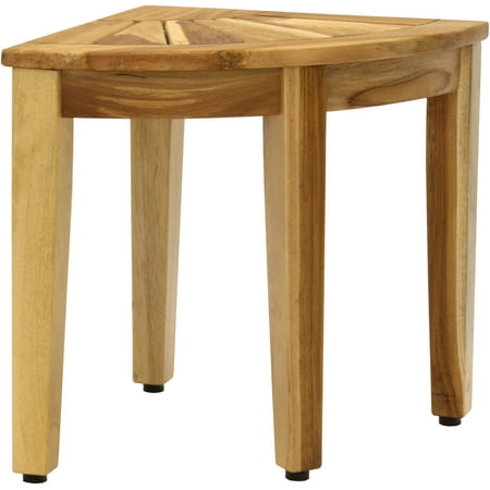 15 5 Kai Shield Corner Teak Shower Bench Walmart Com