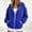 A92 Blue, variant on Xdegoge Women's Fuzzy Fleece Zip Up Hoodie Oversized Sherpa Jacket Warm Fluffy Sweatshirt with Pockets Casual Outerwear