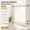 Gold, variant on Adjustable Magnetic Curtain Rods 4-Pack for Metal Doors and Windows, Multi-Use White Rods 9-16 Inch for Small Windows, Cafe Sidelights, Steel Frames