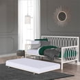 thumbnail image 4 of Bowery Hill Furniture Complete Twin Metal Daybed with Trundle White, 4 of 18