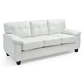 thumbnail image 3 of Glory Furniture Gallant Faux Leather Sofa in White, 3 of 6