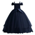 thumbnail image 5 of Kiviey Holiday Dresses for Girls Puffy Tulle Skirt Flower Gir Dresses Size 7-8, 5 of 7