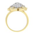 thumbnail image 2 of 10K Yellow Gold 1ct TDW Diamond Cluster Ring (H-I,SI1-SI2), 2 of 8