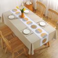 thumbnail image 1 of Nappe de Table à Manger Nappe Sans Rinçage Anti-Huile Imperméable Anti-Brûlure Luxe Léger Style PC Nappe en Tissu, 1 of 7