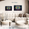 thumbnail image 4 of Elephant Stock Color Splashed Owl Wall Art - Horizontal Canvas Wall Art - Living Room Wall Decor - Animal Canvas - Brown And Gold Decor - 36" x 24", 4 of 8