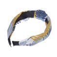 thumbnail image 5 of Unique Bargains 1 Pc Grace Star Pattern Wide Cross Knot Headbands for Women Navy Blue, 5 of 6
