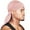 Pink, variant on Power Waves Durag, Long Tail Satin Elastic Hat Velvet Hip Hop Durag, Premium Satin Deluxe Durags for Men, Breathable Premium Fabric, One Size Fits All, Durable & Versatile For All Hair Types