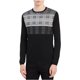 thumbnail image 2 of Suéter Calvin Klein para hombre con rejilla negro grande, 2 of 2