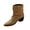 Khaki 2, variant on Wensltd Winter Boots for Women Retro Mid Height Comfortable Sole Fall Winter Office Casual Wear Ankle Boots