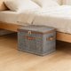 thumbnail image 5 of Caja de almacenamiento de tela plegable para ropa y sábanas | Organizador de armario de gran capacidad para el dormitorio, 5 of 9