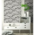 thumbnail image 5 of NextWall Gray Washed Brick Peel and Stick Wallpaper, 5 of 5