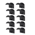 thumbnail image 4 of Bewildely Paquete de 10 soportes para gorras de béisbol autoadhesivos montados en la pared puerta trasera baño hogar sombrero almacenamiento Almacenamiento y organización del hogar, 4 of 6