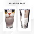 thumbnail image 3 of KLL Cute Cartoon Kitten Print 40oz Stainless Steel Insulated Car Cup with Spillproof Lid - Keep Your Drink Hot or Cold on the Go-Without Straw, 3 of 8