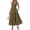 Army Green, variant on Women's Spring Boho Spaghetti Strap Dress Casual Sleeveless Smocked A Line Beach Sundress Long Maxi Dresses