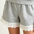 thumbnail image 6 of Amidoa Girls Summer Outfits 2 Piece Short Sleeve T Shirt Cute Top and Casual Shorts Kids Clothing Sets,Gray Size 10, 6 of 7