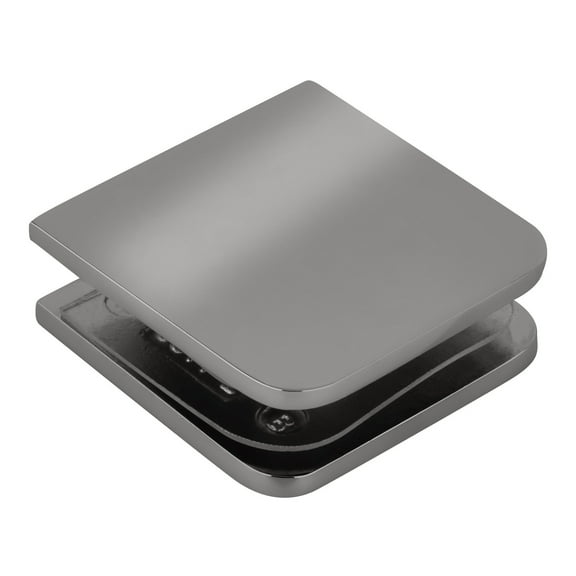 CRL UC77CH Polished Chrome Traditional Style Fixed Panel U-Clamp