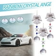 thumbnail image 1 of Colgante Crystal Angel Chakra Suncatcher - Colgante de ventana prisma multicolor de 12,8 pulgadas para coche, llavero o decoración del hogar, 1 of 4