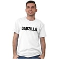 thumbnail image 4 of Funny Fathers Day Gift Dadzilla Men's Graphic T Shirt Tees Brisco Brands S, 4 of 5