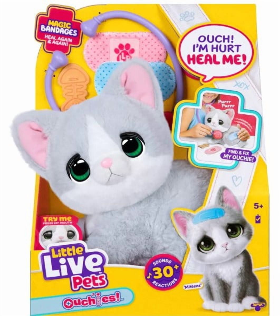 Free Shipping! Perfect Petzzz Black and White Shorthair Kitten