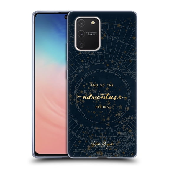 Head Case Designs Officially Licensed Nature Magick So The Adventure Begins Quote Star Map Soft Gel Case Compatible with Samsung Galaxy S10 Lite