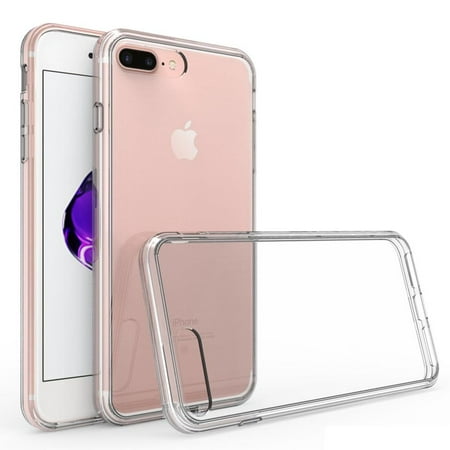 iPhone 7 Plus, 8 Plus Case - Armatus Gear (TM) Ultra Slim Anti-Scratch Acrylic Clear Case with TPU Grip Bumper Hybrid Phone Cover for Apple iPhone 7 PLUS, iPhone 8