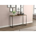 thumbnail image 1 of Safdie & Co. Console Table 44L Brown Reclaimed Wood Black X Metal, 1 of 4