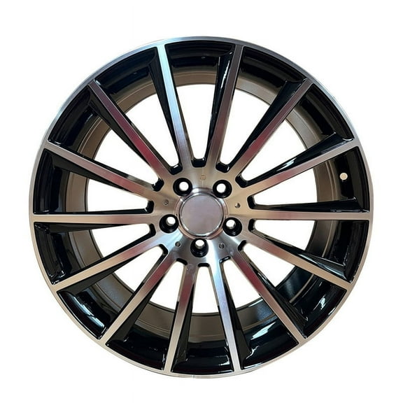 1PC Front Black 20"x9.5 Multispoke AMG Style Rims Wheel For Mercedes Benz S500 S550