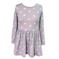 thumbnail image 1 of Vestido George Talla 8 Manga Larga Estampado Corazones Gris Jaspe, 1 of 3