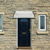 NEW SALE! HT-100 x 80 Household Application Door & Window Rain Cover Eaves Canopy White & Gray Bracket