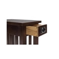 thumbnail image 2 of Mission Arts & Crafts 1 Drawer Side Table Walnut, 2 of 3