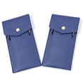 thumbnail image 3 of Estuche para bolígrafos de gran capacidad, de cuero, de 2 piezas, personalizado, para negocios, con firmas de cuero, para guardar bolígrafos, bolsa de papelería portátil para estudiantes Akmoler, 3 of 8