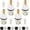 White-4, variant on JINLONG 2-Pack RP25513 Faucet Stem Replacement for Delta 2-Handle Faucet