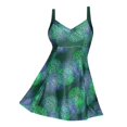 thumbnail image 3 of Maillot de Bain Bikini pour Femmes Robe de Plage Boho une Pièce Grande Taille Biquini, 3 of 5