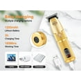thumbnail image 6 of Men's Professional Hair Clipper - Cordless and LED Display Trimmer, Barber Hair Clipper, Skin-Friendly for Men's Grooming, with Travel Case (Gold), 6 of 9