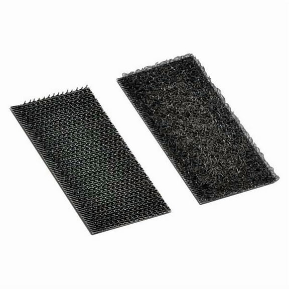 3m Hook-and-Loop Fast, Black, Square, PK100 1-1-100-SJ3522/SJ3523