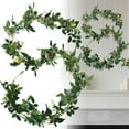 thumbnail image 7 of Realistic Artificial Christmas Garland, 6.4FT Leaves Vines Greenery Garland for Mantle Fireplace Stairs, Indoor Outdoor Holiday Decor, 7 of 7