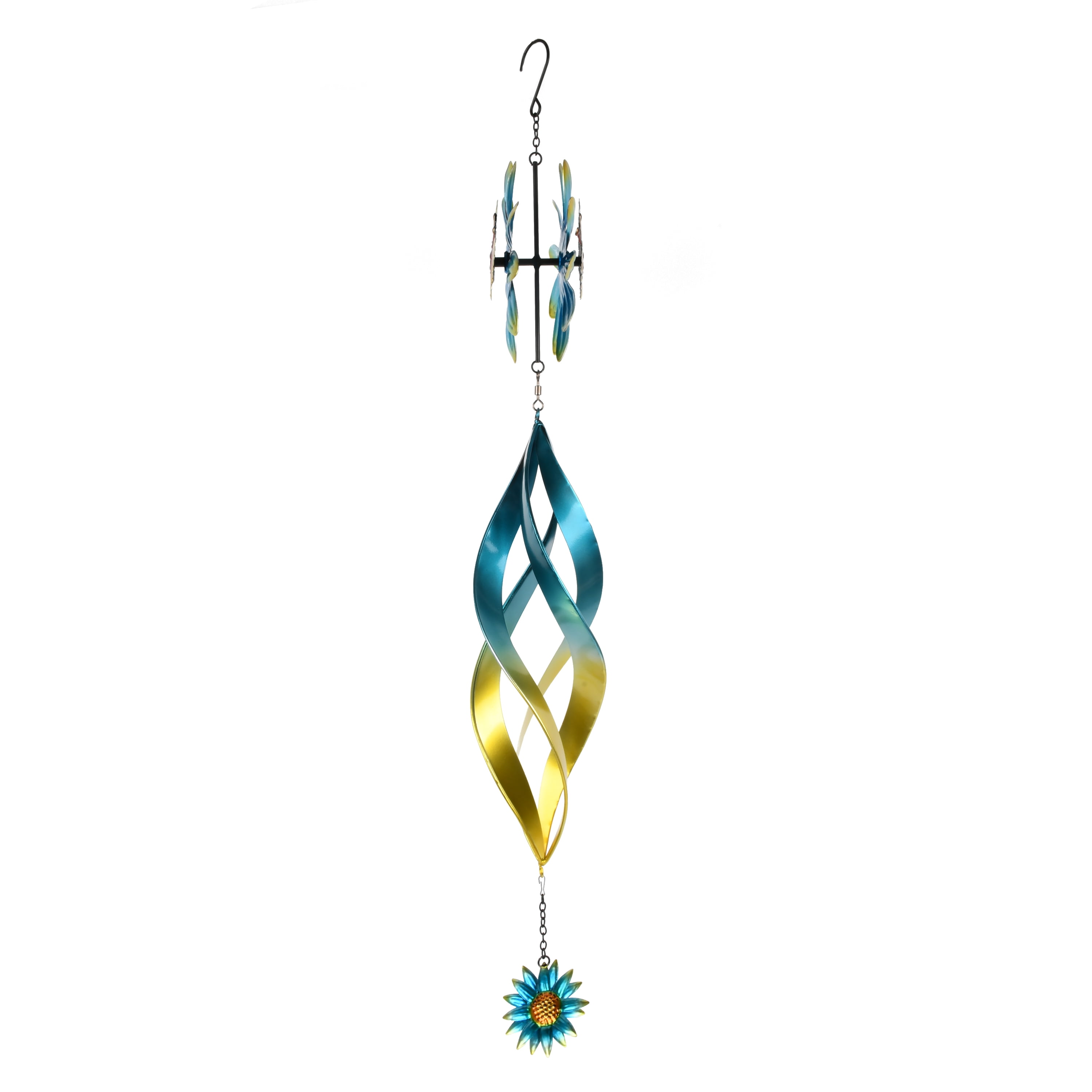 Mainstays Metal Kinetic Butterfly Outdoor Wind Chime, Weather-Resistant