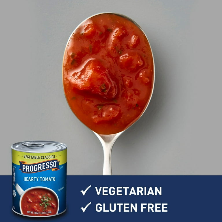 2 pack) Progresso Vegetable Classics, Hearty Tomato Soup, Gluten