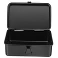 thumbnail image 4 of Pawsdot Portable Tool Box Iron Black Household Tools Storage Organizer 1Pack, 4 of 8