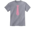 thumbnail image 1 of Tstars Boys Unisex Breast Cancer Awareness Shirts Pink Ribbon Tie Pink Ribbon Cancer Support Ribbon Apparel for Boys Youth Kids Graphic T Shirt, 1 of 5