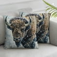 thumbnail image 3 of nygtbtfer Throw Pillow Case Animal Bull Nature West Decorative Cushion Cover Double-Sided Decorative Home Decor Indoor/Outdoor Garden Sofa Bedroom Car Pillow White, 3 of 7