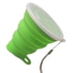 thumbnail image 2 of Injueey Taza plegable de silicona de calidad alimentaria para acampar al aire libre y viajar taza de agua portátil resistente al calor Almacenamiento y organización del hogar Verde, 2 of 6