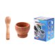thumbnail image 1 of Billuyoard Molinillo de mortero Manual multifuncional de estructura fuerte, trituradora, cuenco de especias para ajo Cocina y Comedor Grano de madera, 1 of 6