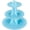 Baby Blue, variant on 3-Tier Cupcake Stand, Cake Stand holder, Tiered DIY Cupcake Stand Tower for Dessert Table Displays, Birthday Theme Party Favors Decoration, Floral Party, 12" W x 12.8" H,