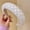 A, variant on Korean Style Beaded Crystal High Skull Headband - Elegant Lightweight Hair Accessory for Women